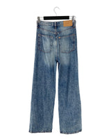 Jean rigido wide leg tiro alto