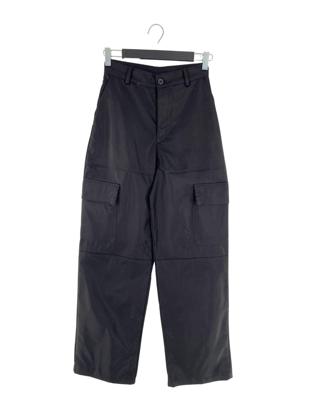 Pantalon cargo satinado