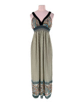Maxi vestido de tiras print