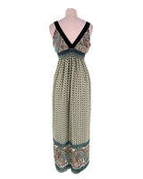 Maxi vestido de tiras print