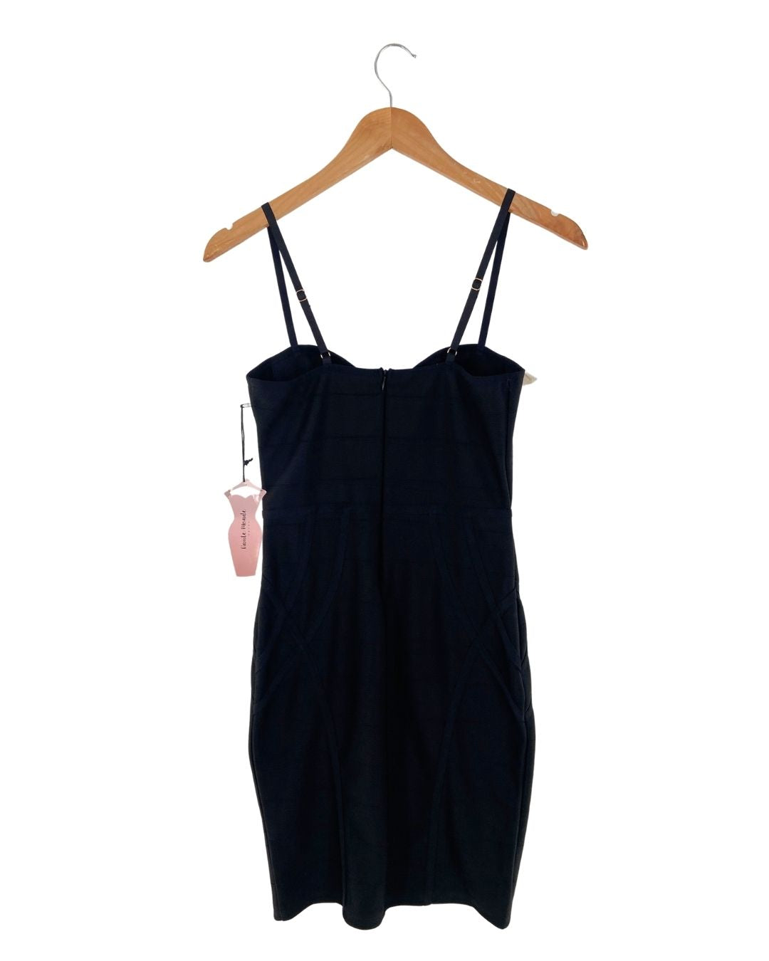 Vestido midi stretch tiras