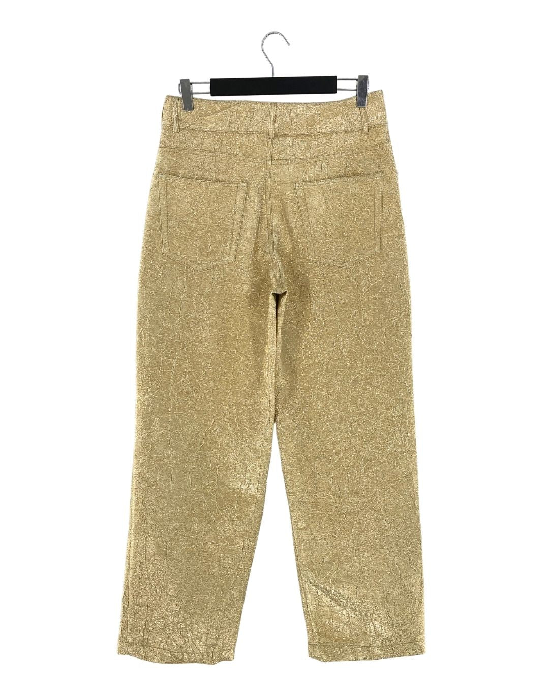 Pantalon palazzo dorado