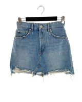 Falda mini en denim