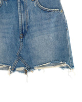 Falda mini en denim