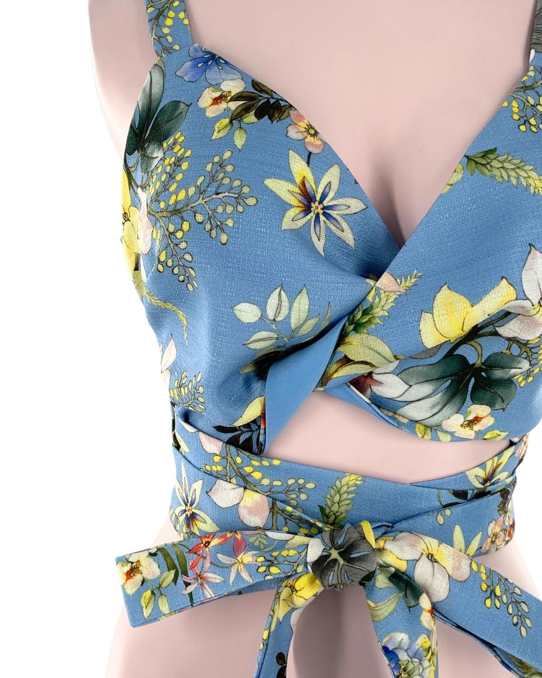 Set de crop y falda print