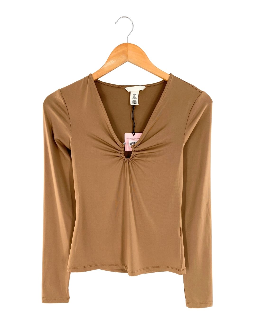 Blusa licrada con detalle