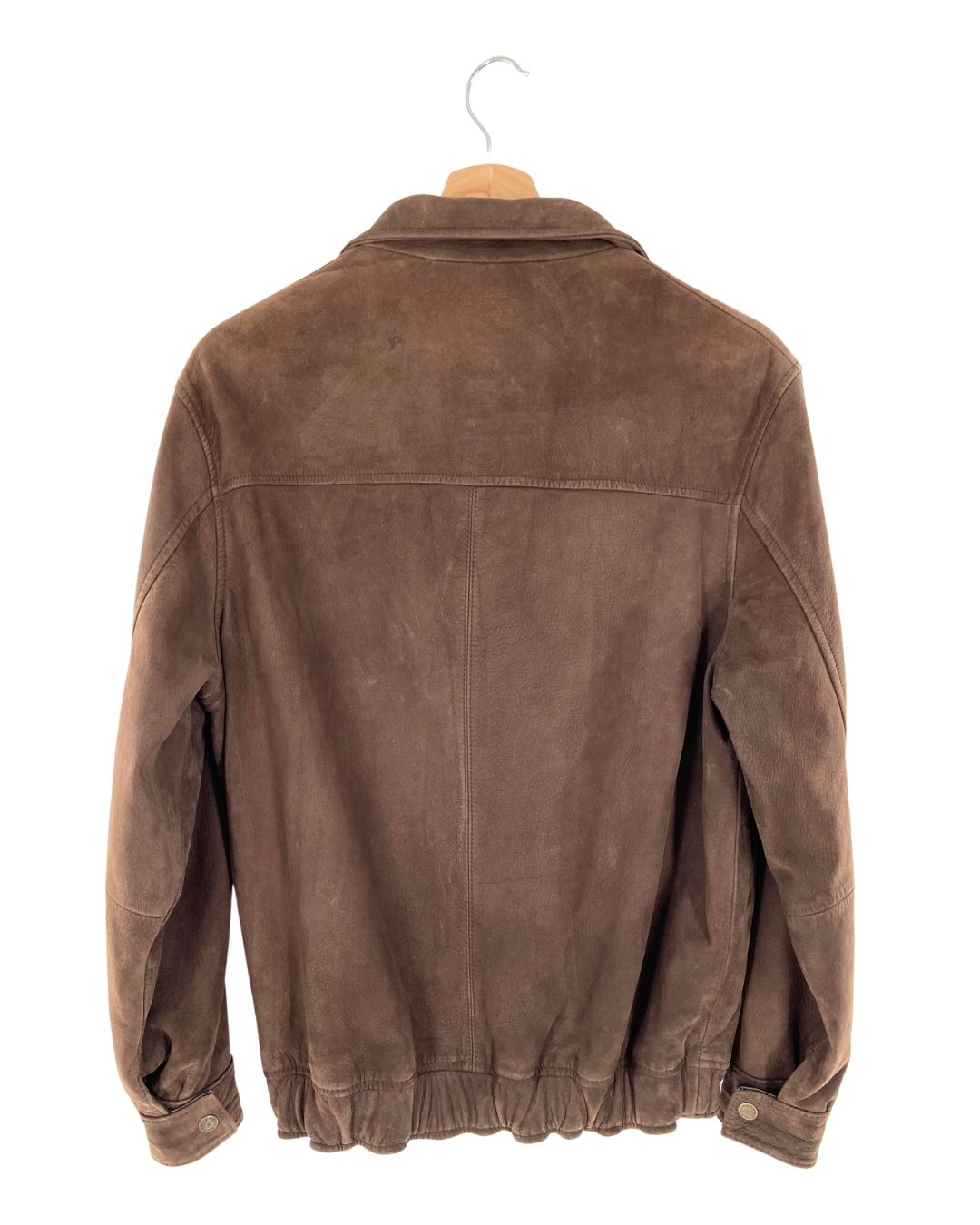 Chaqueta en cuero encauchada