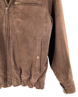 Chaqueta en cuero encauchada
