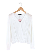 Blusa manga larga cruzada