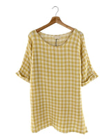 Vestido mini manga 3/4