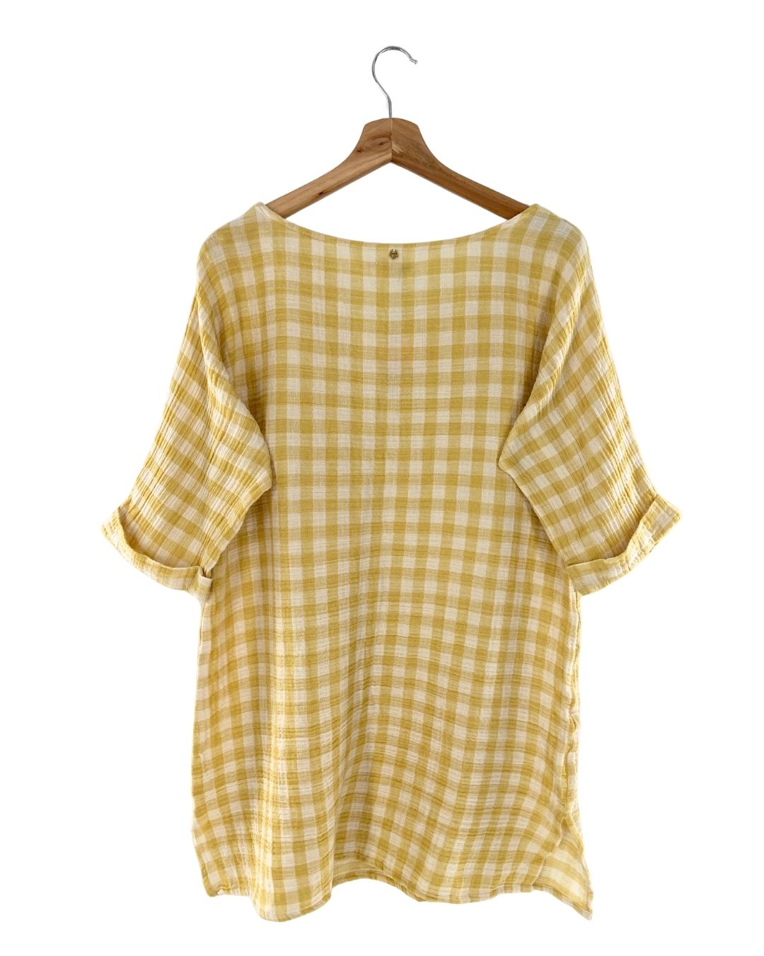 Vestido mini manga 3/4