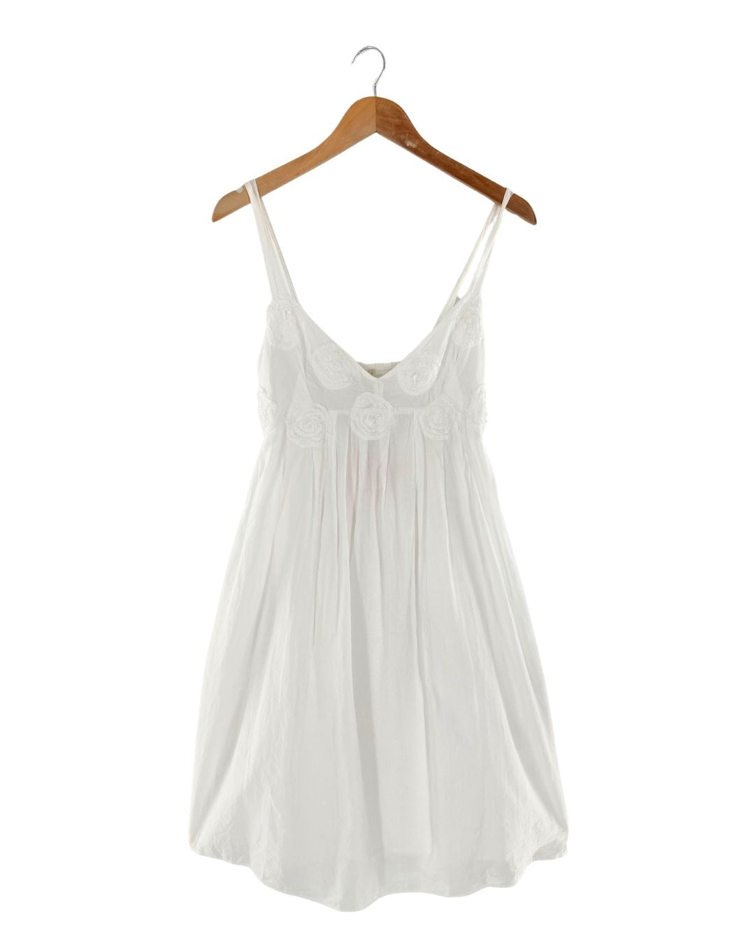 Vestido midi de tiras