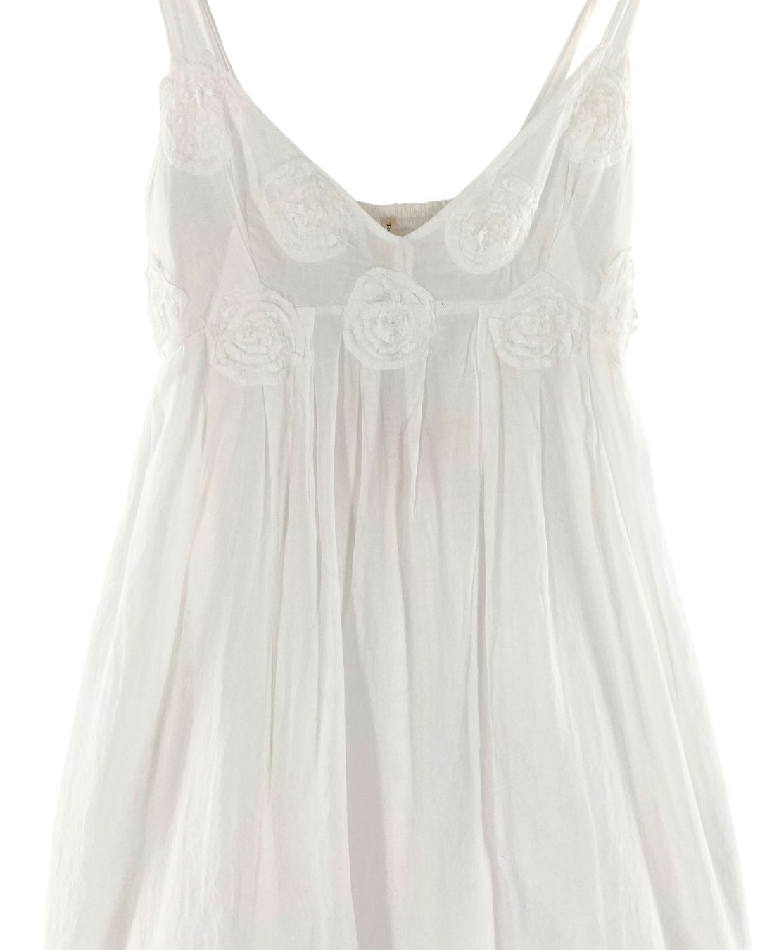 Vestido midi de tiras