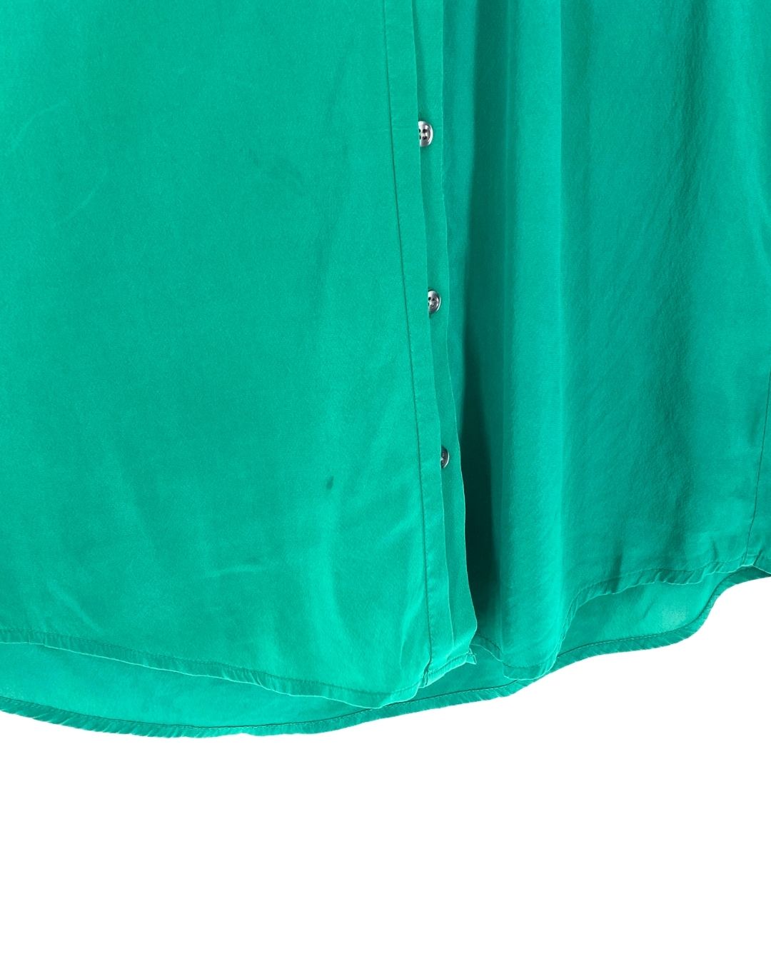 Camisa satinada manga larga