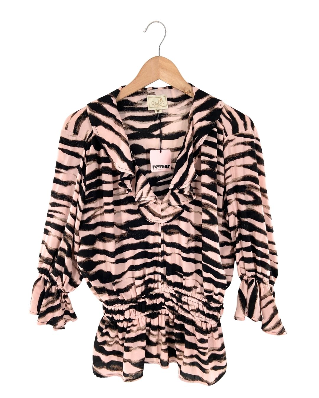 Blusa manga larga diseño zebra