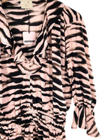 Blusa manga larga diseño zebra
