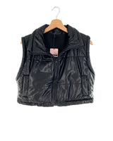 Chaleco crop acolchado