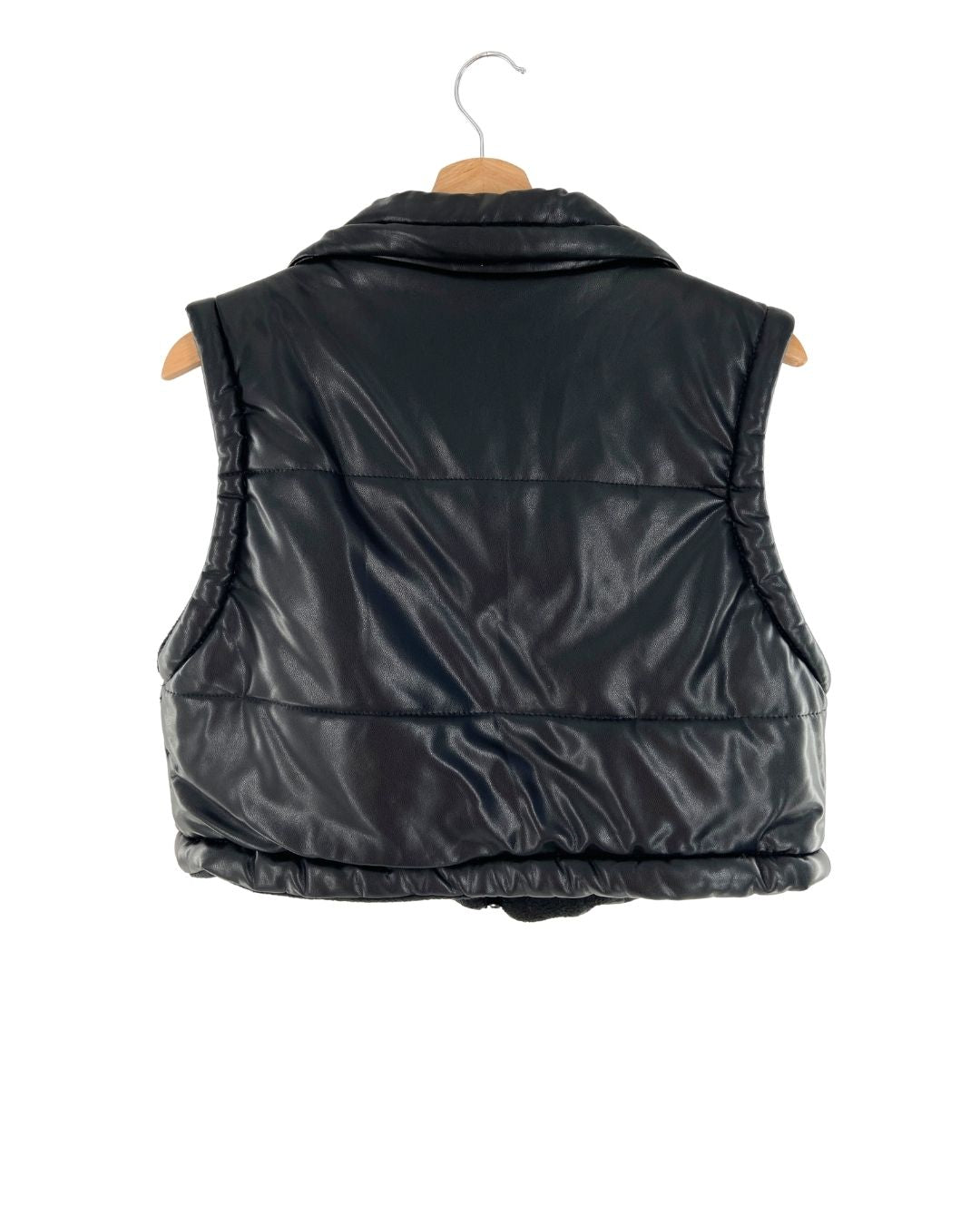 Chaleco crop acolchado