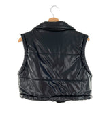 Chaleco crop acolchado