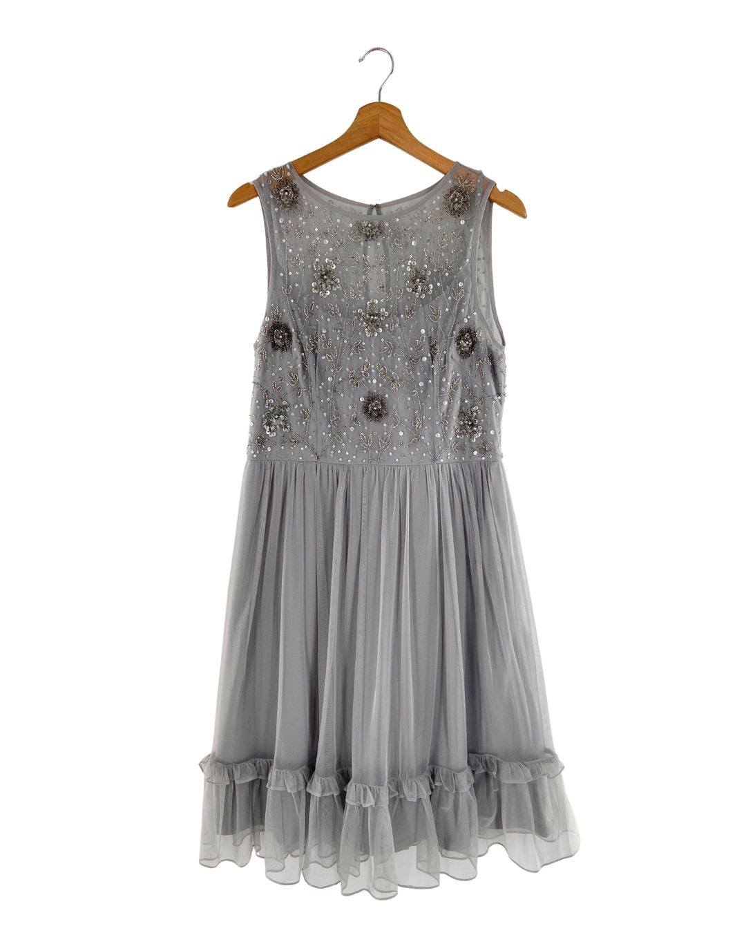 Vestido midi en mesh
