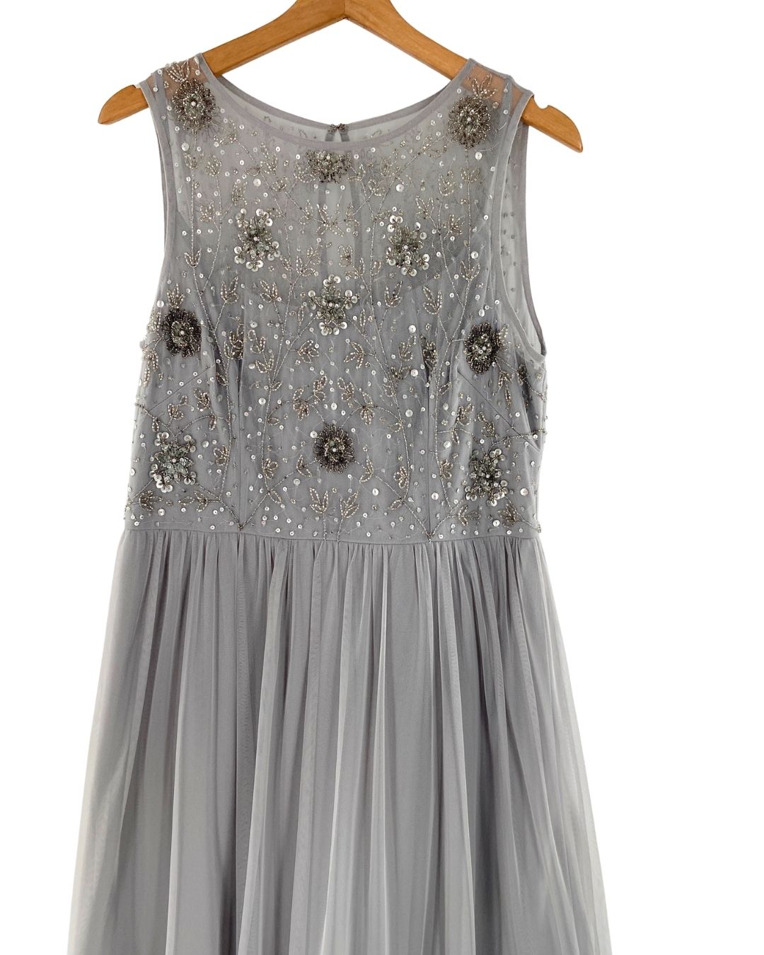 Vestido midi en mesh
