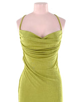 Maxi vestido licrado cruzado