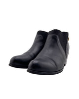 Botines en cuero con elastico