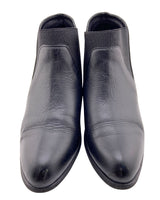 Botines en cuero con elastico