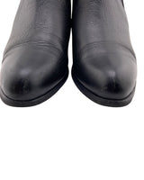 Botines en cuero con elastico