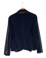 Blazer abotonado en velvet