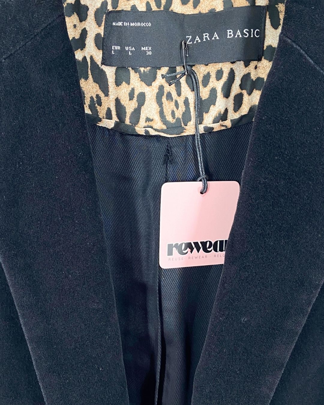 Blazer abotonado en velvet