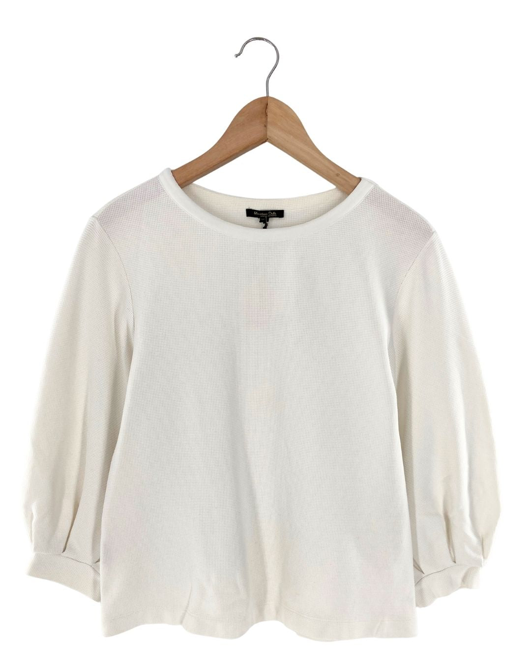 Blusa manga 3/4 con textura