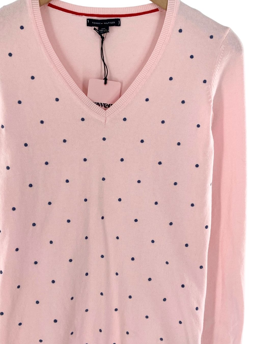 Jersey dots bordados