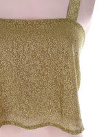 Blusa crop color block