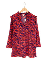 Vestido mini con textura print