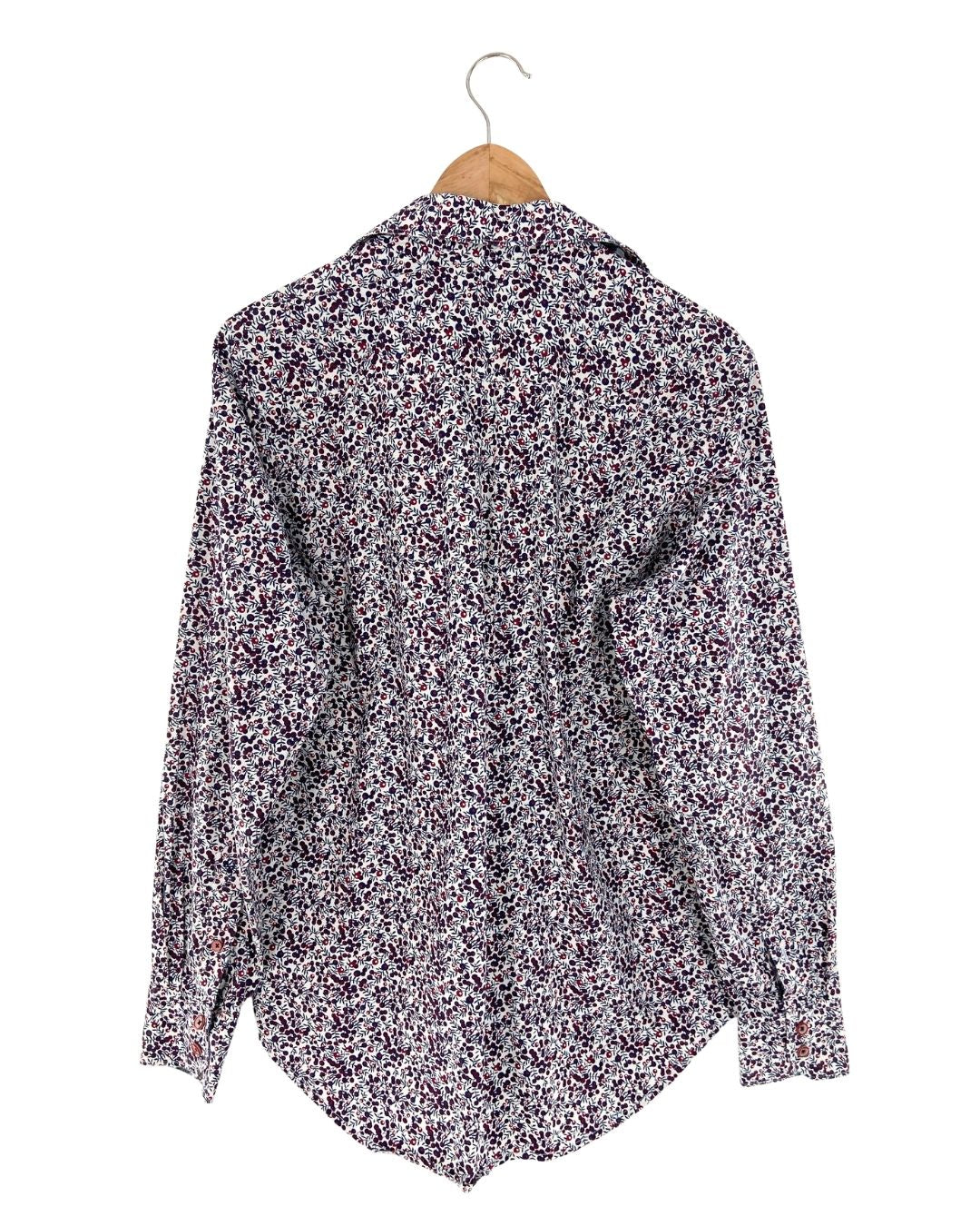 Camisa manga larga print mini