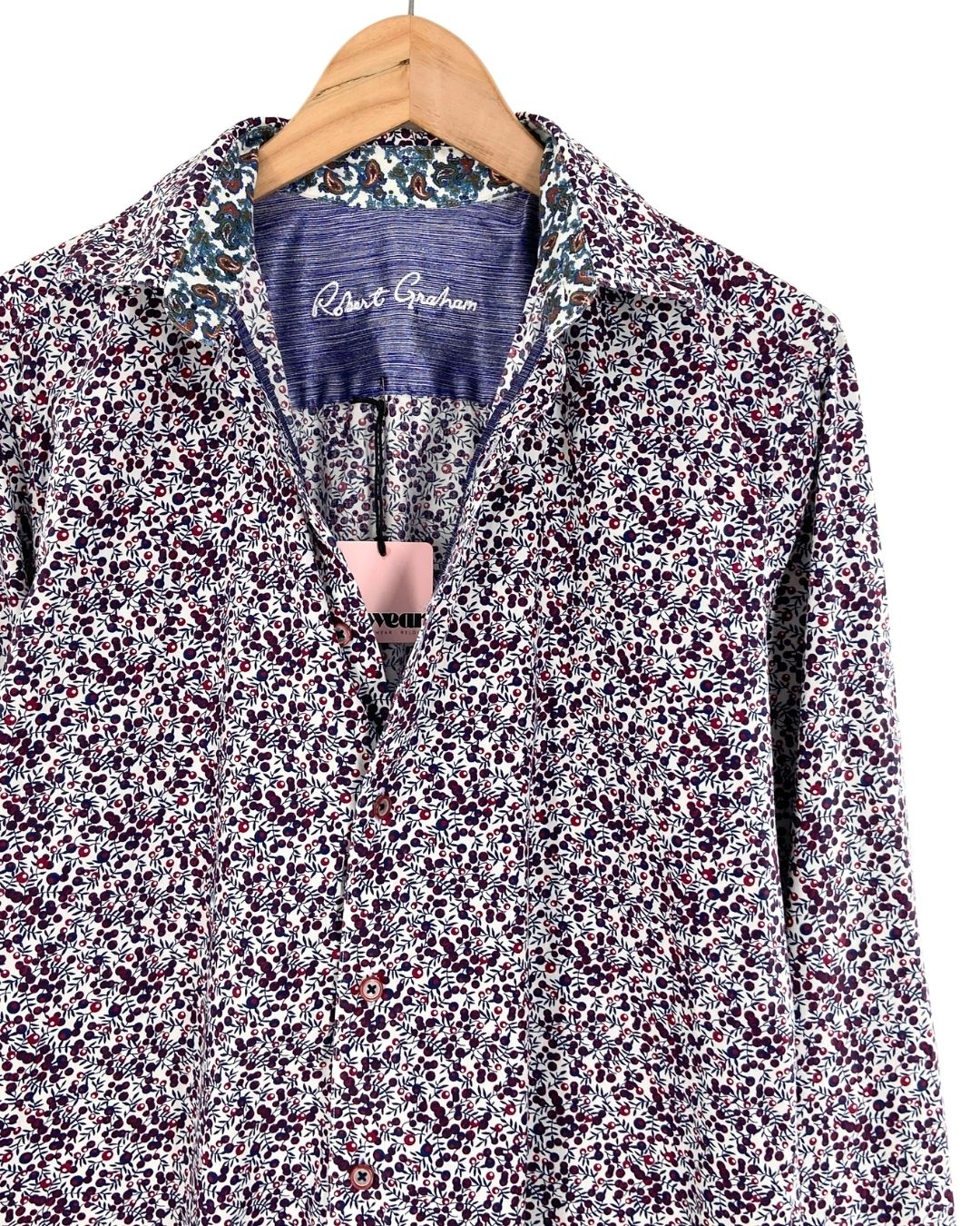 Camisa manga larga print mini