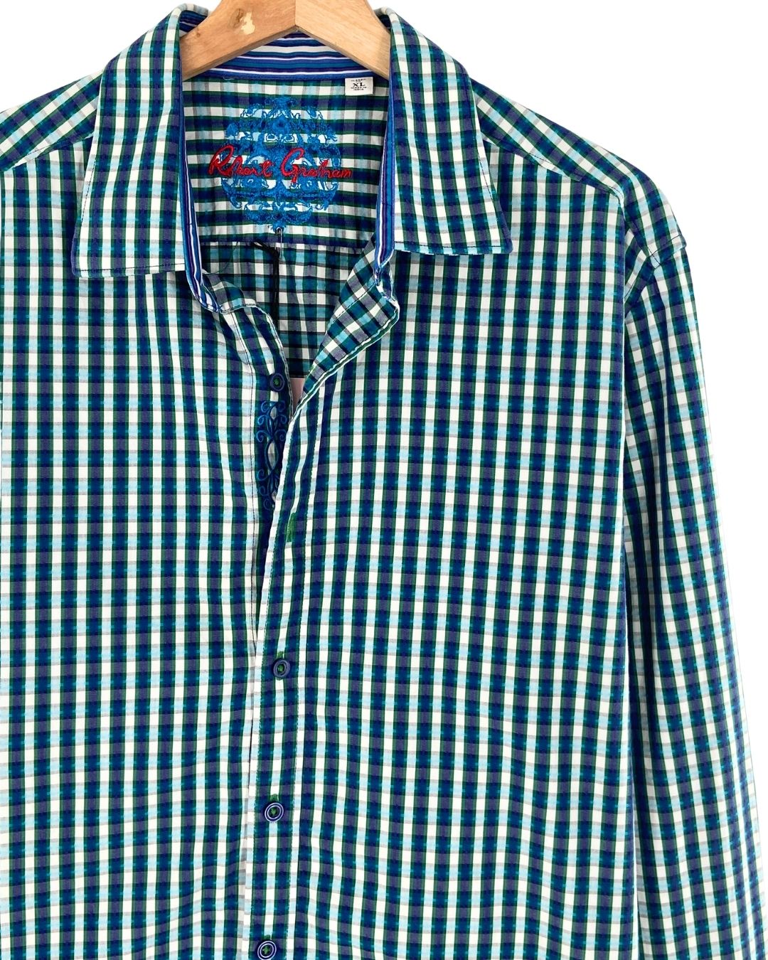 Camisa manga larga a cuadros
