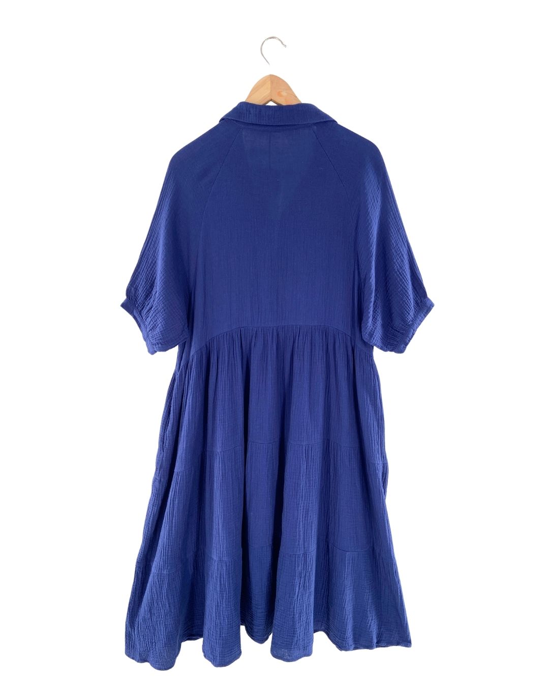 Maxi vestido abotonado