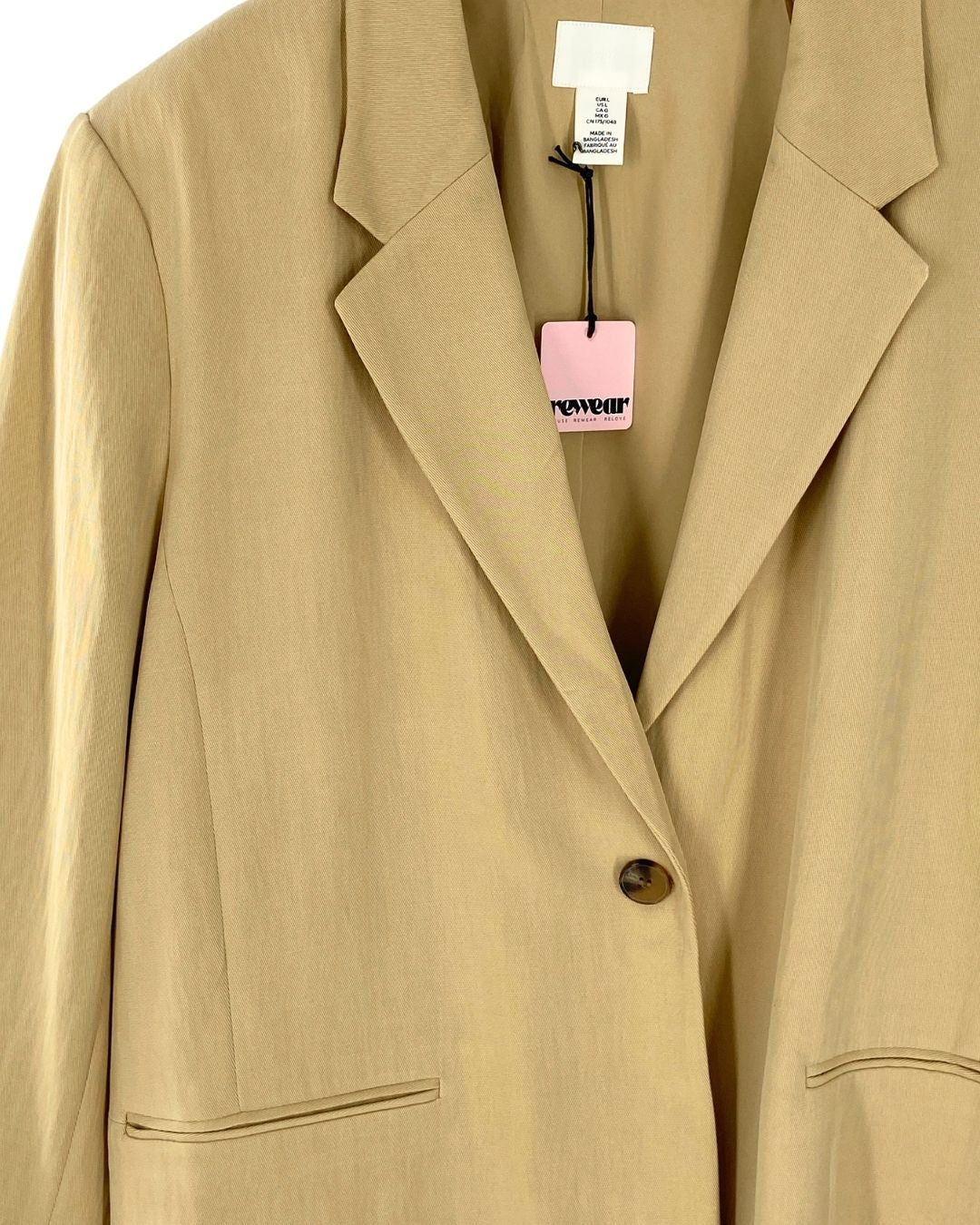 Blazer oversize con textura
