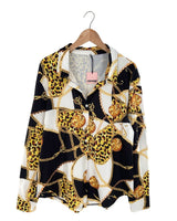 Camisa oversize print cadenas