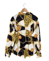 Camisa oversize print cadenas
