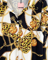 Camisa oversize print cadenas