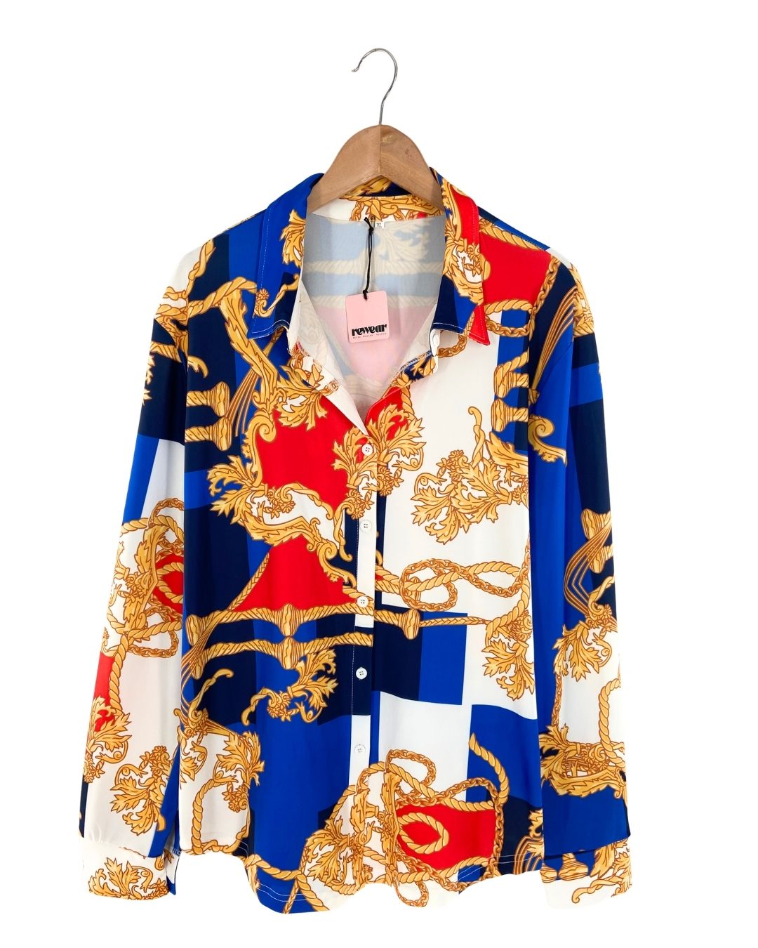Camisa manga larga print