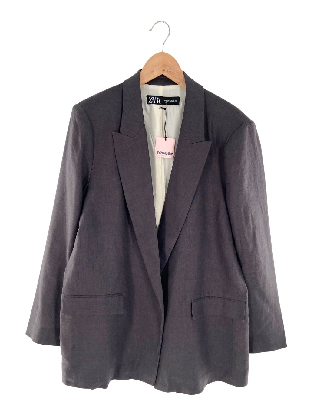 Blazer oversize en lino