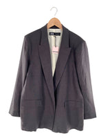 Blazer oversize en lino