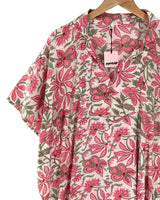 Blusa manga corta en algodón