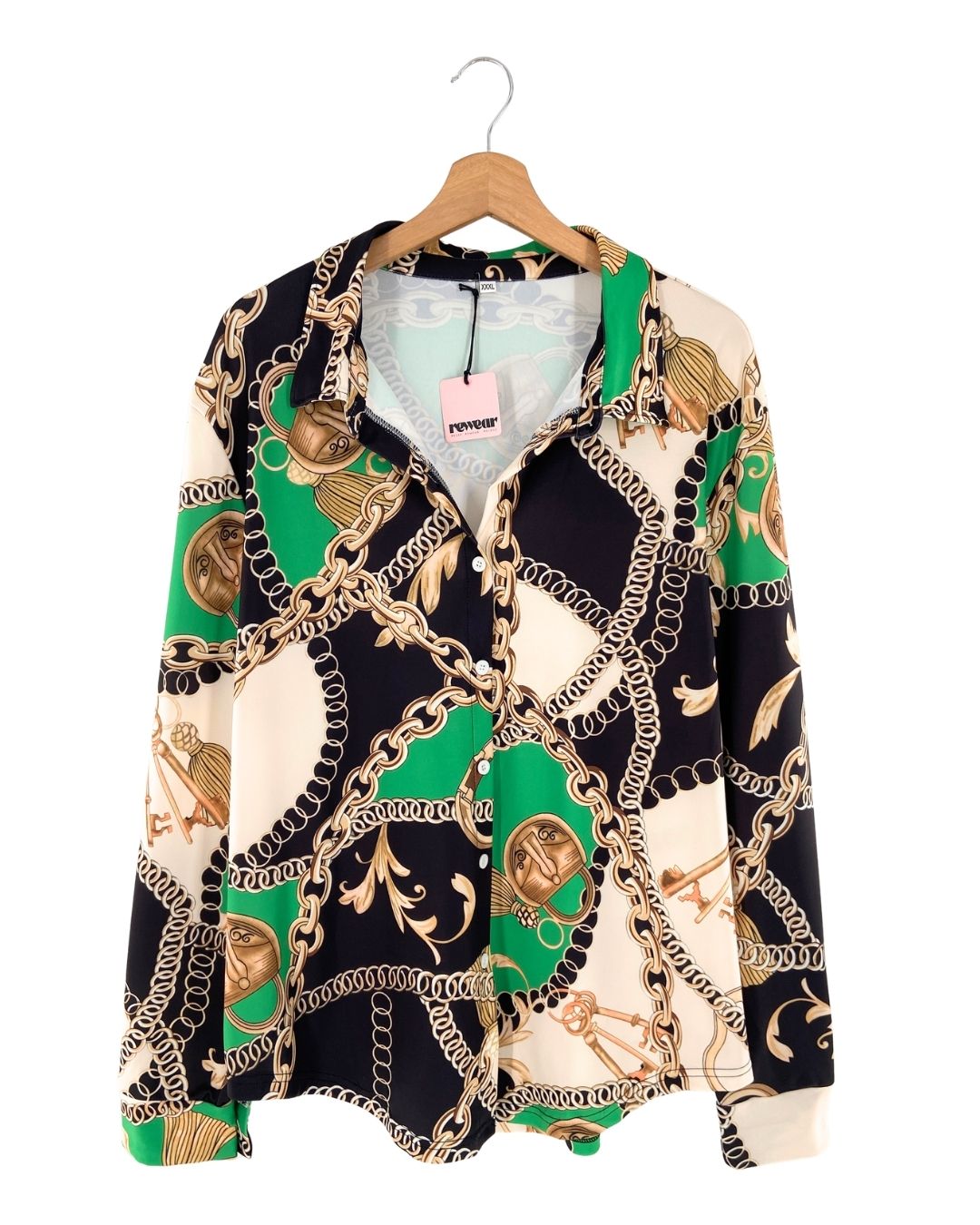 Camisa manga larga print