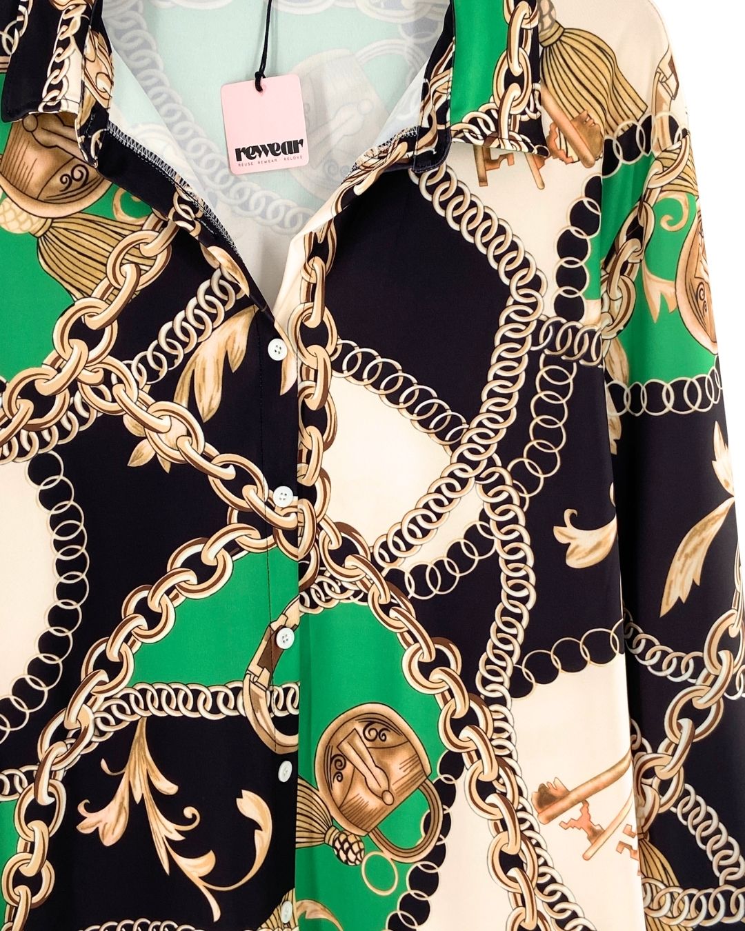 Camisa manga larga print