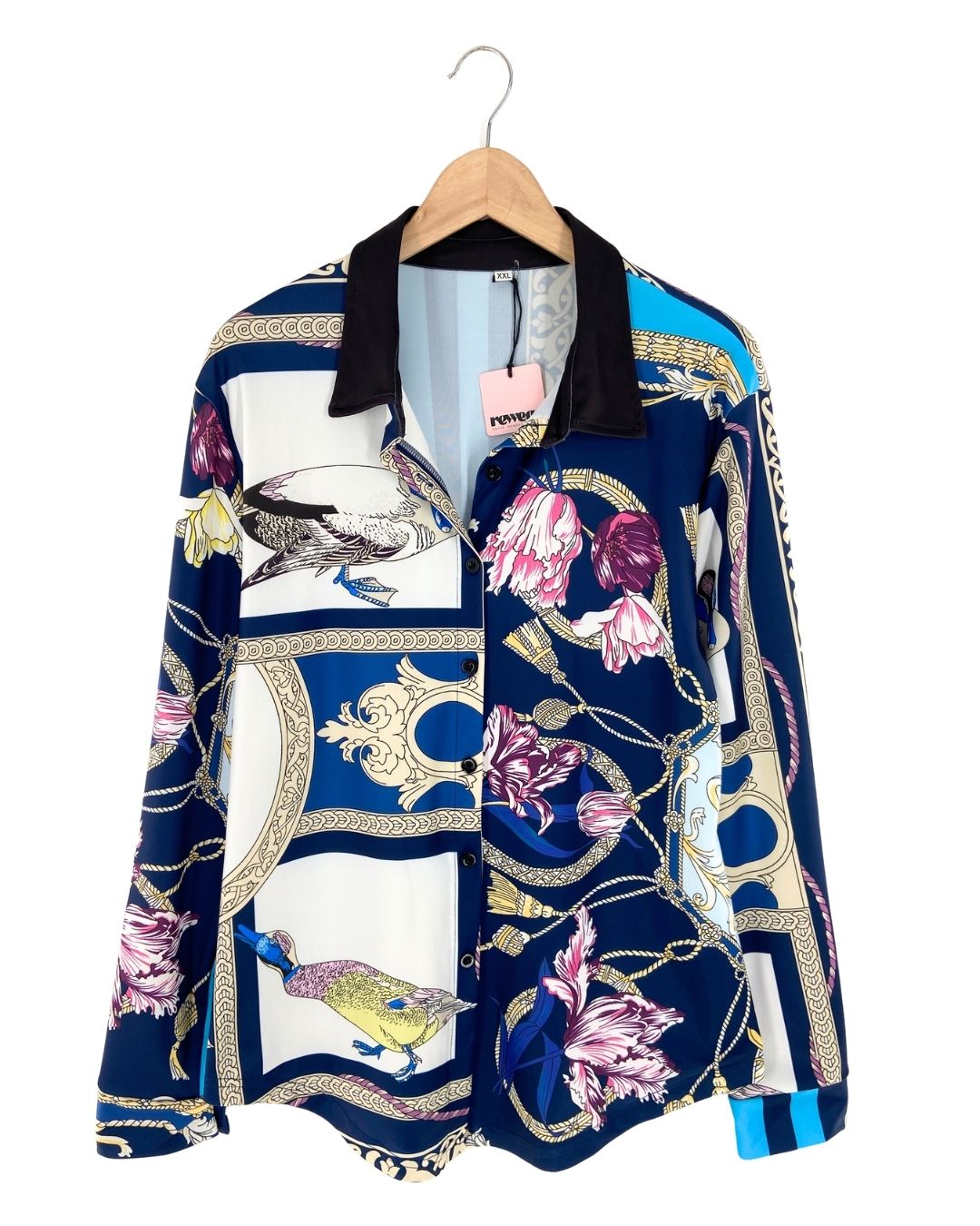 Camisa manga larga print